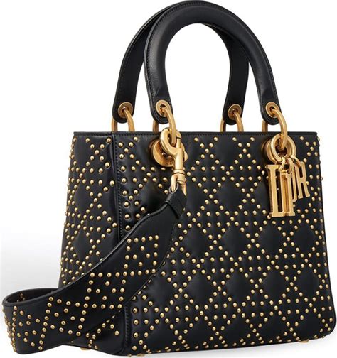 supple lady dior studded tote bag|lady dior bag.